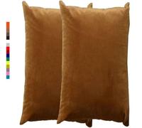Style moderne Taie d'oreiller 50x70 40x60 30x50 Beige Taie oreiller 60x80 Housse de Coussin Canapé Velours noir Rectangle Throw Pillow Covers pour Salon Sofa Chambre Modernes Couverture oreiller(3 Lig