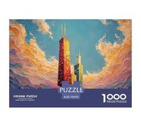 Style of Animated Movie Aesthetic Create 1000 Pièces Carton Premium Lot de Puzzles Bold Color Urban Anti-Stress Jeu Familial Puzzles pour Adultes Et Enfants 70x50cm/1000pcs