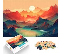 Style Oriental Puzzle pour Adolescents 1000 pièces Difficile à réaliser mais Amusant et Humoristique Jeu de défi Unique 38x26cm