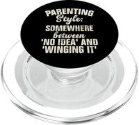 Style Parental Quelque Part Entre Aucune idée et Winging it PopSockets PopGrip pour MagSafe