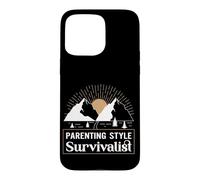 Style Parental Survivaliste Funny Mom Dad Baby Shower Coque pour iPhone 15 Pro Max