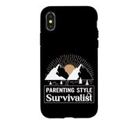 Style Parental Survivaliste Funny Mom Dad Baby Shower Coque pour iPhone X/XS