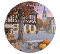 Style Petite Ville Puzzle pour Adultes 1000 Pièces Magnifique Paysage Premium Un Difficile Jeu Éducatif Cadeaux pour Femmes 1000pcs (67.5x67.5cm)