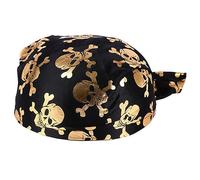 Style pirate Bandana Turban Tête Tête Tête de mort Imprimé Bandeau Extérieur pour Filles Chaudes Accessoire de Cheveux Quotidien