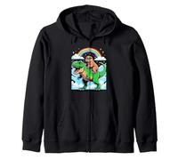 Style Pixel Art Paresseux T-Rex Tyrannosaure Graphisme 8 Bit Sweat à Capuche