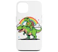 Style Pixel Art Tortue T-Rex Tyrannosaure Graphisme 8 Bits Coque pour iPhone 13