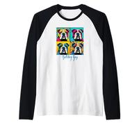 Style Pop Art Bulldog Guy Manche Raglan