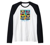 Style Pop Art Bulldog Mama Manche Raglan