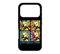 Style Pop Art Golden Retriever Mama Coque pour iPhone 17 Pro