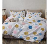 Style Pop Art Housse De Couette 240 x 260 cm, Parure De Lit De Multicolore Réversible Housse Couette, Linge De Lit Enfant avec 2 Taies d'oreiller