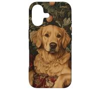 Style pré-raphaélite Golden Retriever Coque pour iPhone 17