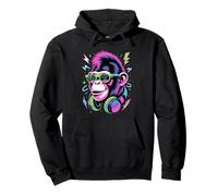 Style Punk Époque Gorille Lunettes de Soleil Gorilles Sweat à Capuche
