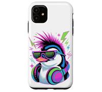 Style Punk Époque Manchot Lunettes de Soleil Manchots Coque pour iPhone 11