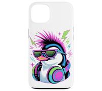 Style Punk Époque Manchot Lunettes de Soleil Manchots Coque pour iPhone 13