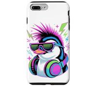 Style Punk Époque Manchot Lunettes de Soleil Manchots Coque pour iPhone 7 Plus/8 Plus