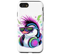 Style Punk Époque Manchot Lunettes de Soleil Manchots Coque pour iPhone SE (2020) / 7/8