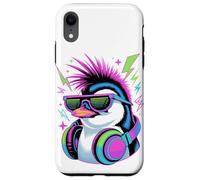 Style Punk Époque Manchot Lunettes de Soleil Manchots Coque pour iPhone XR