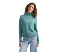 Style & Republic Pull à col roulé 100 % cachemire pour femme, coupe droite, pull en tricot de qualité supérieure pour l'automne, l'hiver et le printemps, vert menthe, Taille M