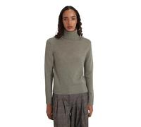 Style & Republic Pull à col roulé 100 % cachemire pour femme, coupe régulière, élégant pull en cachemire de qualité supérieure pour l'automne et l'hiver, Olive mélangé, M