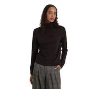 Style & Republic Pull à col roulé 100 % cachemire pour femme, coupe régulière, élégant pull en cachemire de qualité supérieure pour l'automne et l'hiver, café, M