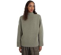 Style & Republic Pull à col roulé oversize en cachemire mélangé pour femme | Pull doux à col roulé carré en 90 % laine mérinos, 10 % cachemire - Pull chaud et élégant pour l'automne et l'hiver