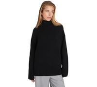 Style & Republic Pull à col roulé oversize en cachemire mélangé pour femme | Pull doux à col roulé carré en 90 % laine mérinos, 10 % cachemire - Pull chaud et élégant pour l'automne et l'hiver