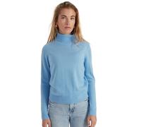 Style & Republic Pull à col roulé pour femme en 100 % cachemire, coupe classique, pull élégant en cachemire de qualité supérieure pour l'automne et l'hiver, conçu à Berlin, Icy Blue., S