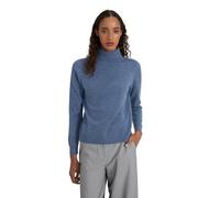 Style & Republic Pull à col roulé pour femme en 100 % cachemire, coupe classique, pull élégant en cachemire de qualité supérieure pour l'automne et l'hiver, conçu à Berlin, Mélange de bleus, M