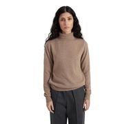 Style & Republic Pull à col roulé pour femme en 100 % cachemire, coupe classique, pull élégant en cachemire de qualité supérieure pour l'automne et l'hiver, conçu à Berlin, nougat, L