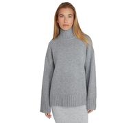 Style & Republic Pull à col roulé surdimensionné pour femme en 90 % laine mérinos, 10 % cachemire | Pull en tricot doux Boxy | Pull chaud et élégant de qualité supérieure pour l'automne et l'hiver