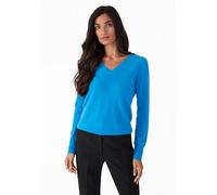 Style & Republic Pull élégant à col en V en cachemire pour femme en 100 % cachemire - Votre pull en tricot douillet de qualité supérieure pour des moments élégants d'automne et d'hiver, S