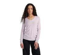Style & Republic Pull élégant à col en V en cachemire pour femme en 100 % cachemire - Votre pull en tricot douillet de qualité supérieure pour des moments élégants d'automne et d'hiver, Lavande, S