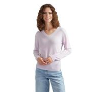 Style & Republic Pull élégant à col en V en cachemire pour femme en 100 % cachemire - Votre pull en tricot douillet de qualité supérieure pour des moments élégants d'automne et d'hiver, Lavande, M
