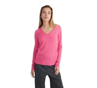 Style & Republic Pull élégant à col en V en cachemire pour femme en 100 % cachemire - Votre pull en tricot douillet de qualité supérieure pour des moments élégants d'automne et d'hiver, rose
