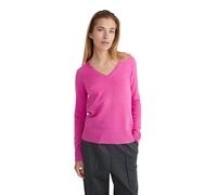 Style & Republic Pull en Cachemire à Col en V pour Femmes Élégant Fabriqué en 100 % Cachemire - Votre Pull Tricoté Câlin de Qualité Supérieure pour des Moments Élégants d'Automne et d'Hiver, fuchsia