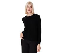 Style & Republic Pull en cachemire élégant pour femme en 100 % cachemire - Votre pull en tricot douillet de qualité supérieure pour des moments élégants d'automne et d'hiver, Noir , XS