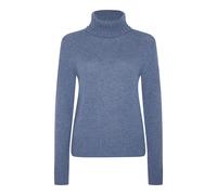 Style & Republic Pull à col roulé 100 % cachemire pour femme, coupe régulière, élégant pull en cachemire de qualité supérieure pour l'automne et l'hiver, Mélange de bleus, M