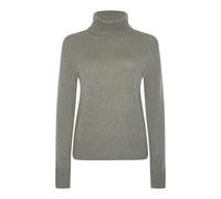 Style & Republic Pull à col roulé 100 % cachemire pour femme, coupe régulière, élégant pull en cachemire de qualité supérieure pour l'automne et l'hiver, Olive mélangé, M