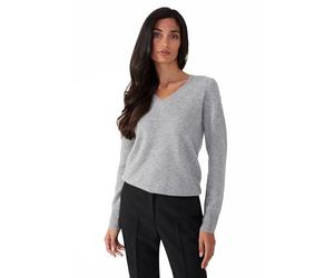 Style & Republic Pull pour femme 100 % pur cachemire, col en V | Pull à col en V en cachemire doux de qualité supérieure, agréablement chaud, idéal pour un look élégant en automne et en