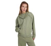 Style & Republic Sweat à capuche zippé pour femme en polaire de coton - Coupe surdimensionnée - Détails RIPP - Confortable, de qualité supérieure et élégant avec fermeture éclair - Olive XL