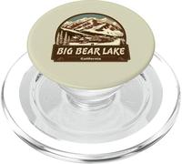 Style rétro Big Bear Lake California en Plein air PopSockets PopGrip pour MagSafe