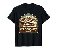Style rétro Big Bear Lake California en Plein air T-Shirt
