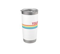 Style rétro de yoga Gobelet isotherme en acier inoxydable double paroi