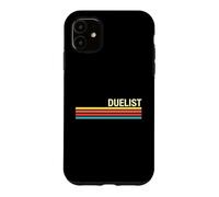 Style rétro duelliste Coque pour iPhone 11