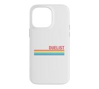 Style rétro duelliste Coque pour iPhone 14 Pro Max