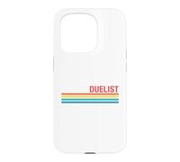 Style rétro duelliste Coque pour iPhone 15 Pro