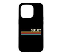 Style rétro duelliste Coque pour iPhone 15 Pro