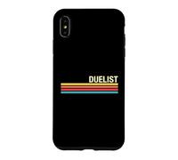 Style rétro duelliste Coque pour iPhone XS Max