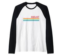 Style rétro duelliste Manche Raglan