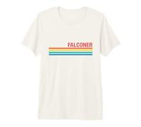 Style rétro Falconer T-Shirt Haut de Gamme